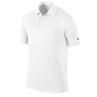 Nike Victory Golf Polo - Men's - All White / White