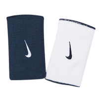 Nike Dri-FIT Home & Away  Doublewide Wristbands - Men's - Navy / White