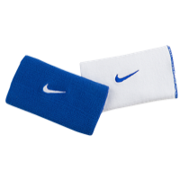 Nike Dri-FIT Home & Away  Doublewide Wristbands - Men's - Blue / White