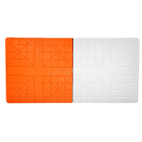 Champro Double First Base - Orange / White