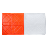 Champro Nylon Quilted Double First Base - Orange / White