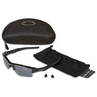 Oakley Flak Jacket XLJ Sunglasses - Men's - Black / Grey