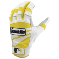 Franklin Shok-Sorb II Pro Batting Gloves - Men's - Gold / White