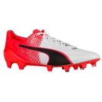 PUMA Evospeed SL Leather FG - Men's - White / Red