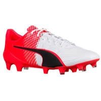 PUMA evoSPEED 1.5 FG - Men's - White / Red