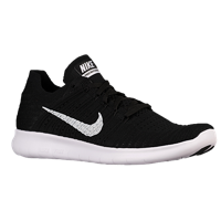 Nike Free RN Flyknit - Men's - Black / White