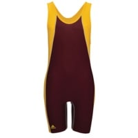 adidas aS107 Singlet - Men's - Maroon / Gold