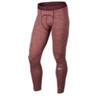 Nike Pro Cool Compression Tights - Men's - Red / Maroon