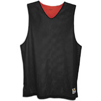 Eastbay Basic Reversible Mesh Tank - Men's - Black / Red