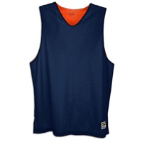 Eastbay Basic Reversible Mesh Tank - Men's - Navy / Orange