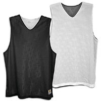 Eastbay Basic Reversible Mesh Tank - Boys' Grade School - Black / White