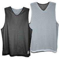 Eastbay Basic Reversible Mesh Tank - Boys' Grade School - Black / Silver