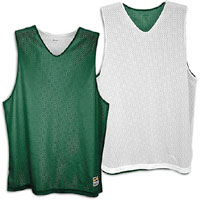 Eastbay Basic Reversible Mesh Tank - Boys' Grade School - Dark Green / White