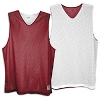 Eastbay Basic Reversible Mesh Tank - Boys' Grade School - Maroon / Silver