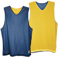 Eastbay Basic Reversible Mesh Tank - Boys' Grade School - Navy / Yellow