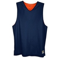 Eastbay Basic Reversible Mesh Tank - Boys' Grade School - Navy / Orange