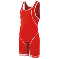 ASICS Snap Down Wrestling Singlet - Men's - Red