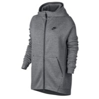 Nike NSW Tech Fleece Knit Cape Full Zip - Women's - Grey / Grey