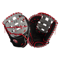 Rawlings Heart of the Hide First Base Mitt - Men's - Black / Silver