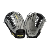 Wilson A2000 KP92 Pro Lace T-Web Fielder's Glove - Men's - Grey / Black