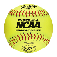 Rawlings NC12L Official NCAA Fastpitch Softballs - Women's