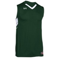 Under Armour Team Crunch Time Jersey - Men's - Dark Green / White