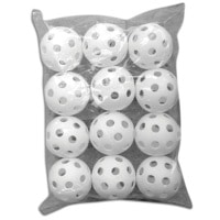 Eastbay Golf Ball Size Plastic Balls - All White / White