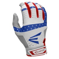 Easton HS9 Batting Gloves - Men's - White / Blue