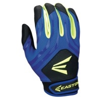 Easton HF3 Hyperskin Fastpitch Batting Gloves - Youth - Blue / Black