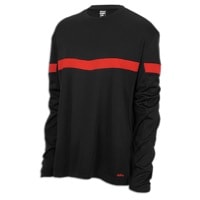 Eastbay EVAPOR Team Shooting Shirt - Men's - Black / Red