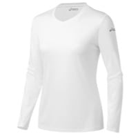 ASICS� Ready-Set Long Sleeve T-Shirt - Women's - All White / White