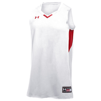 Under Armour Team Fury Jersey - Boys' Grade School - White / Red