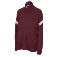 Eastbay EVAPOR Team Warm-Up Full Zip Jacket - Boys' Grade School - Maroon / White