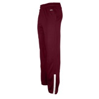 Eastbay EVAPOR Team Warm-Up Zip Pants - Boys' Grade School - Maroon / White