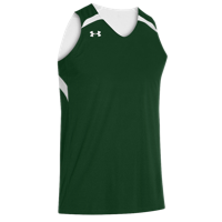 Under Armour Team Clutch Reversible Jersey - Men's - Dark Green / White