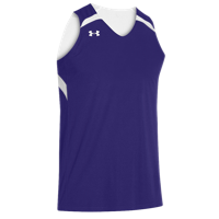 Under Armour Team Clutch Reversible Jersey - Men's - Purple / White