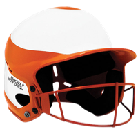 RIP-IT Vision Pro Helmet with Facemask - Women's - Orange / White