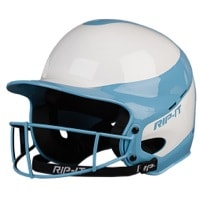 RIP-IT Vision Pro Helmet with Facemask - Women's - Light Blue / White