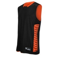 Eastbay EVAPOR Elevate Team Jersey - Boys' Grade School - Black / Orange