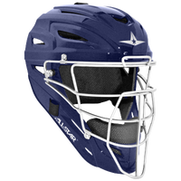 All Star System 7 MVP Catcher's Head Gear - Navy / White