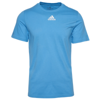 adidas Team Amplifier Short Sleeve T-Shirt - Men's - Light Blue