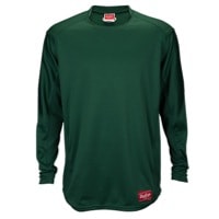 Rawlings Dugout Fleece Pullover - Men's - Dark Green / Dark Green