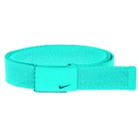 Nike Tech Essentials Single Web Golf Belt - Women's - Aqua / Aqua