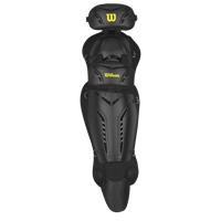 Wilson Guardian Umpire Leg Guards - Adult - Black / Yellow