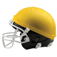 Athletic Specialties Football Helmet Scrimage Cap - Men's - Gold / Gold