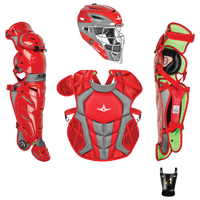 All Star System 7 Intermediate Catchers Kit - Grade School - Red