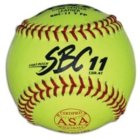 Dudley ASA 11" SBC Leather Fast Pitch Softball