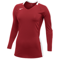 Nike Team Vapor Pro L/S Jersey - Women's - Red / White