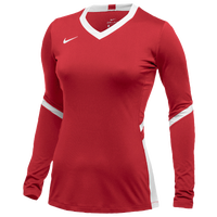 Nike Hyperace Long Sleeve Game Jersey - Girls' Grade School - Red