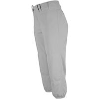 Mizuno Select Belted Fastpitch Pants - Women's - Grey / Grey